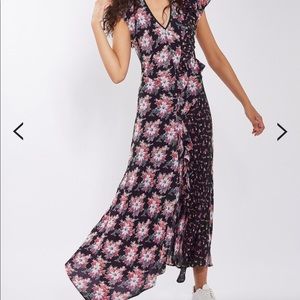 Topshop Splice D-Ring Maxi Dress
